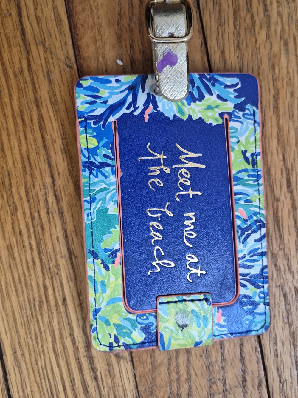 Lilly Pulitzer "Meet Me At The Beach" Luggage Tag